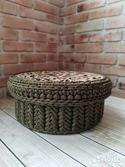 Корзинка из полиэфирного шнура