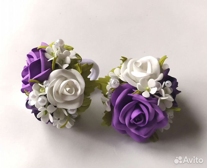 Резиночки для волос ручной работы