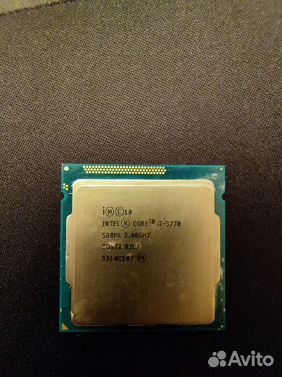Процессор intel core i7 3770