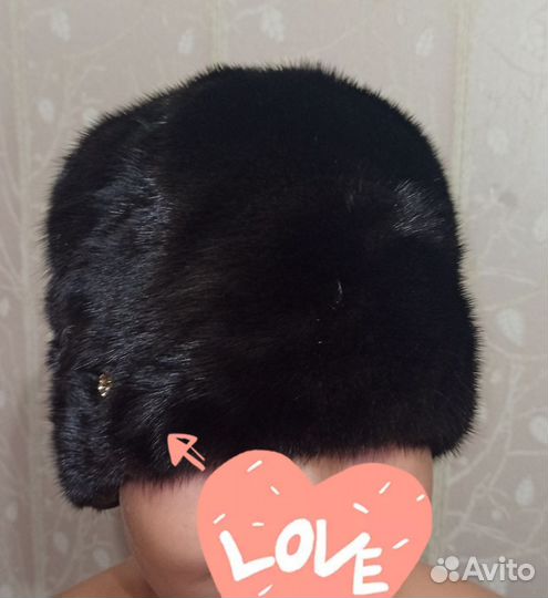 Шапка норковая женская бу