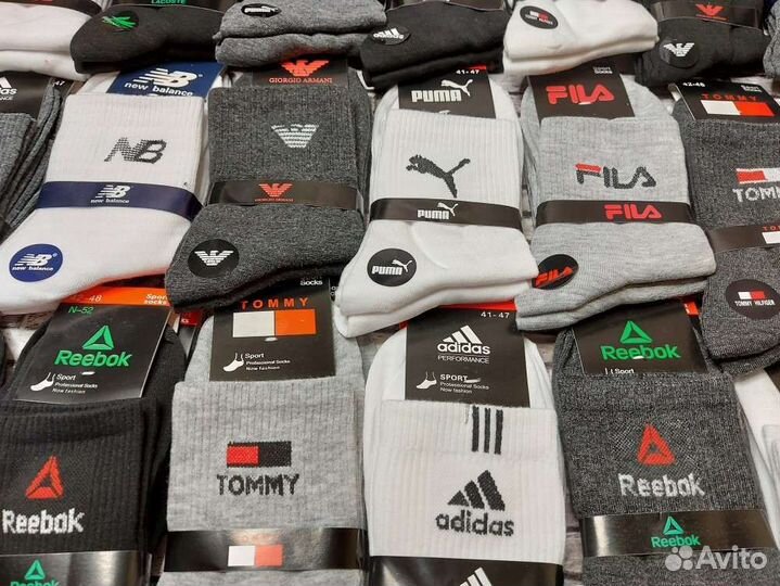 Носки Nike Adidas Puma Reebok