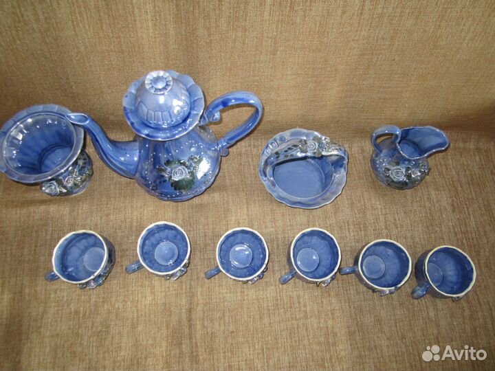 Чайный, кофейный сервиз. 10 предметов