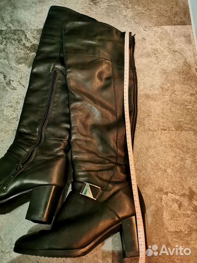 Сапоги женские. Натуральная кожа, 38 размер зимние