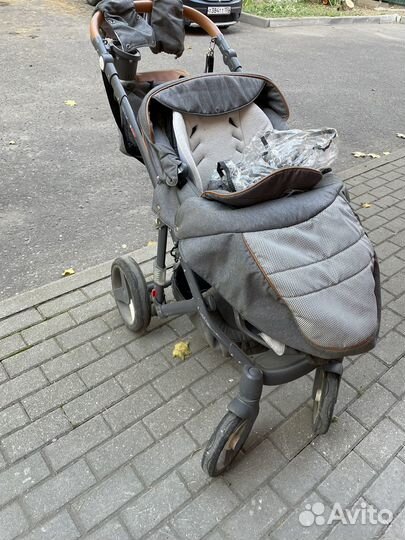 Коляска BeBe-Mobile Movo (carmel&grey) 3в1