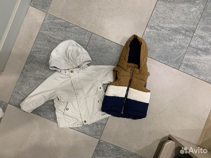 Куртка zara и жилетка H&M