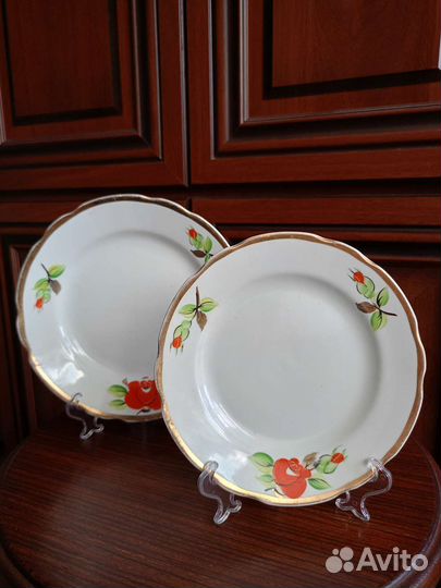 Набор тарелок 9 шт СССР Коростень ручная роспись