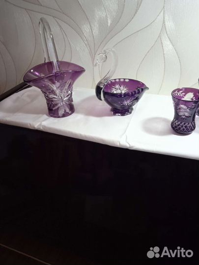 Конфетницы, рюмки