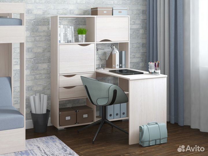 Стол письменный угловой Лаворо лев