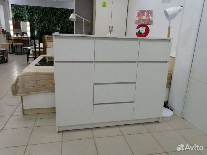 Комод белый 120см