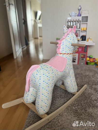 Детская лошадка качалка