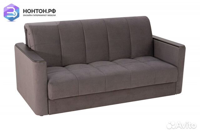 Диван аккордеон Мартин темно-серый