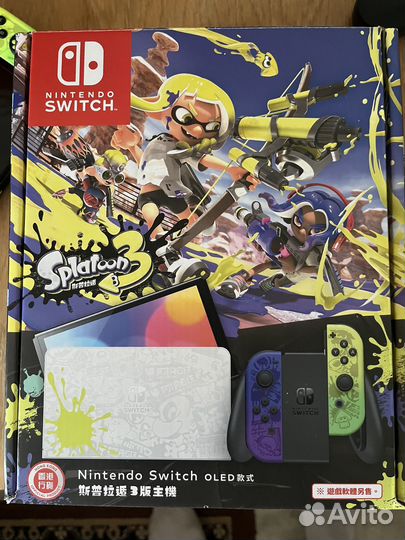 Nintendo switch oled splatoon 3 edition
