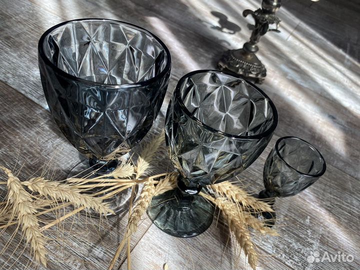 Бокалы Стаканы Чашки