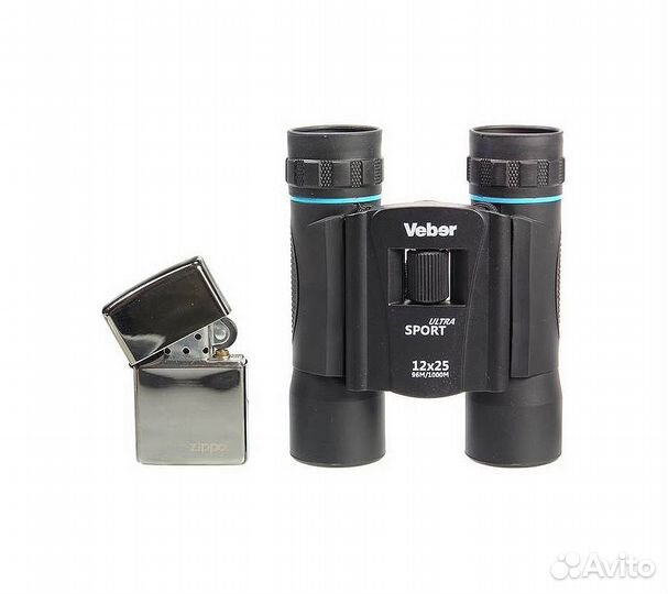 Бинокль Veber Ultra Sport бн 10x25 черный