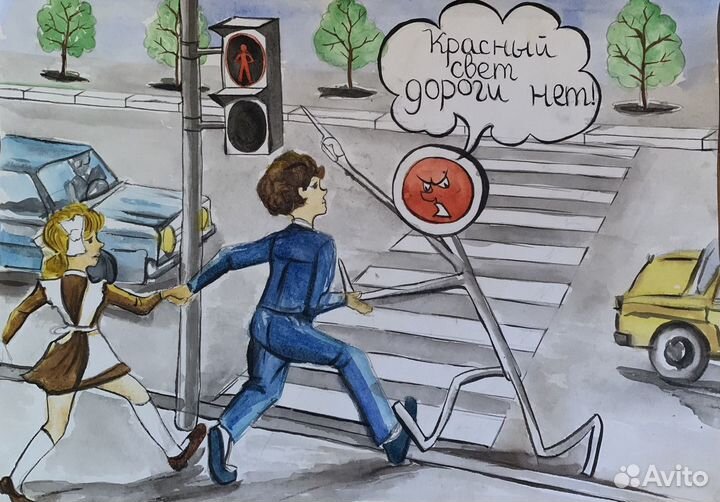 Рисунок в садик, школу, роспись