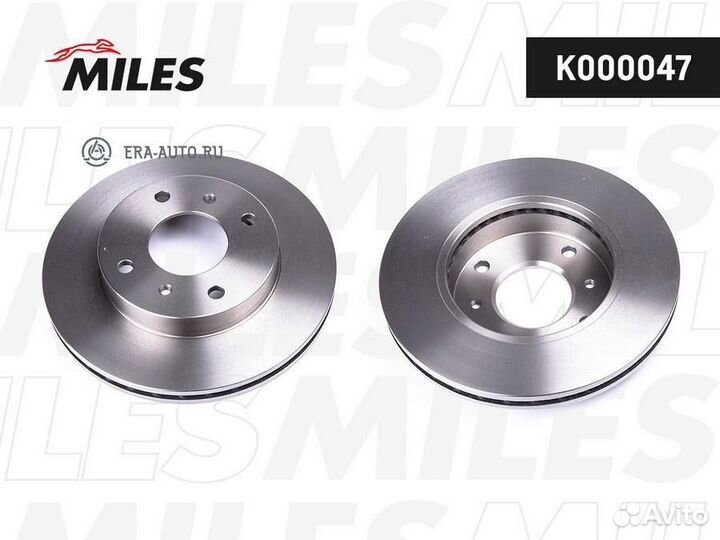 Miles K000047 Диск тормозной передний nissan almer