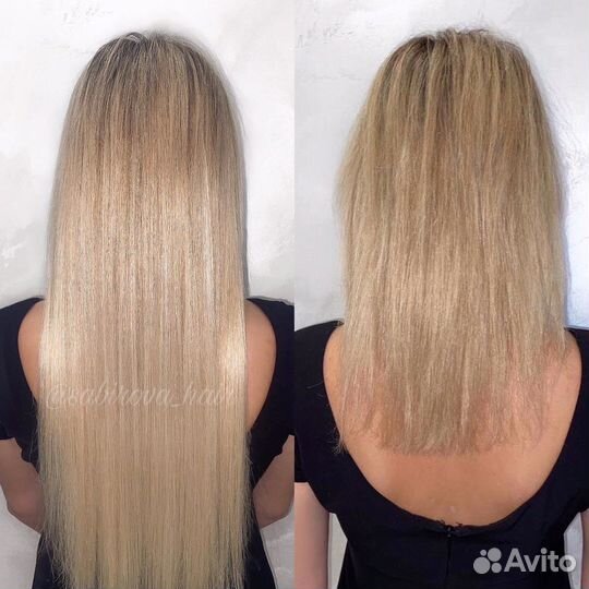 Наращивание волос,снятие наращенных волос