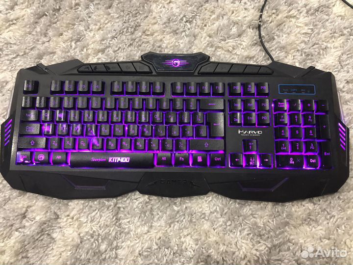 Клавиатура marvo KM400 Black USB