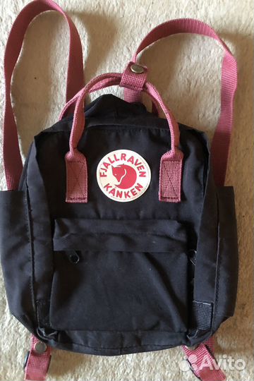 Рюкзак fjallraven kanken черный mini