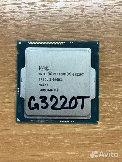 Процессор 1150 Pentium G3220T cнизким потреблением
