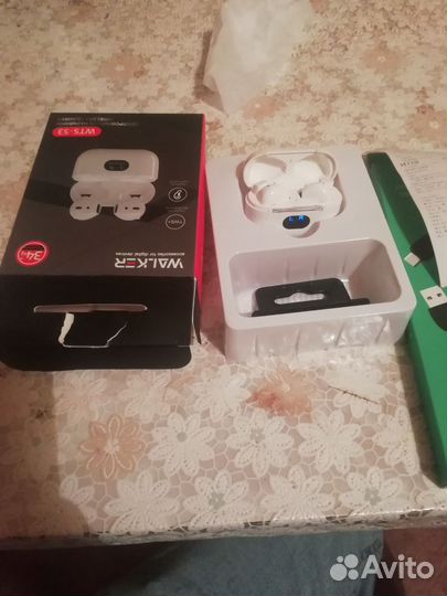 Беспроводные наушники повор банк