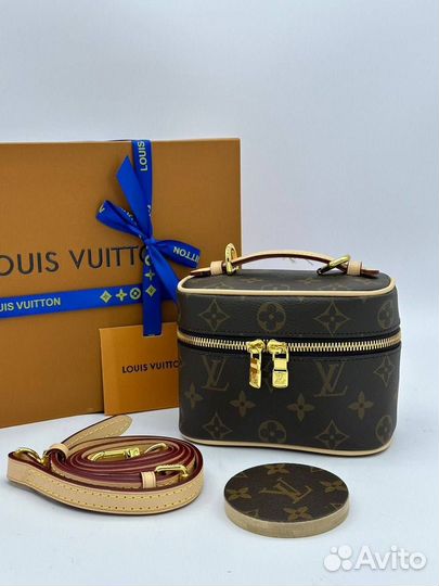 Сумка louis vuitton. Канва. Натуральная кожа