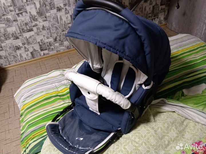 Детские коляски 2 в 1 индиго