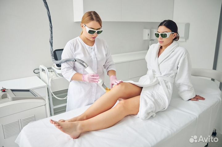 Кабинет лазерной эпиляции с готовой клиентурой