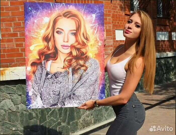 Портрет на холсте 60х80