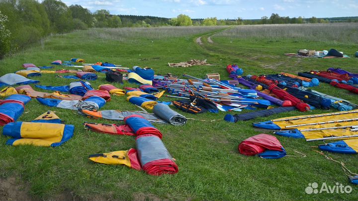 Катамаран туристский надувной 6-местный длина 5 м