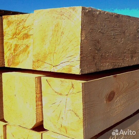 Строительные материалы: брус лиственницы