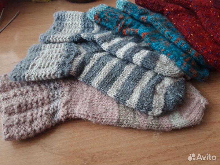 Носки вязанные