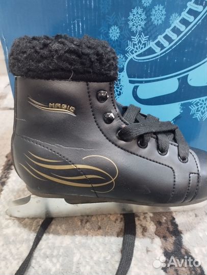 Коньки с двумя лезвиями 31 размер