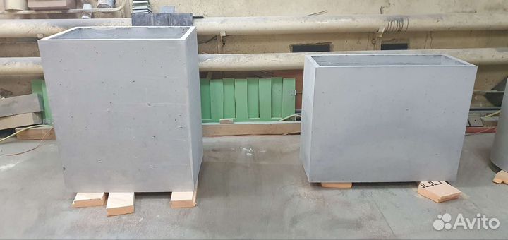 Кашпо из бетона