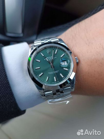 Часы Rolex datejust green dial