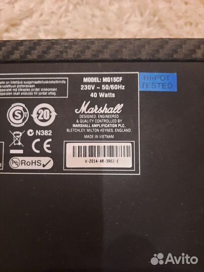 Гитарный комбоусилитель Marshall MG15CF