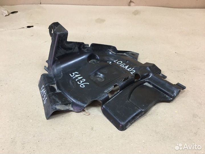 Пыльник двигателя левый Renault Logan 2