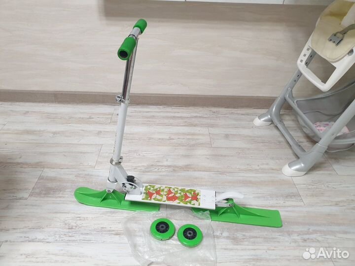 Детский снегокат-самокат