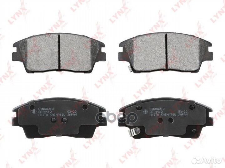 Колодки тормозные дисковые перед BD4412 LYN