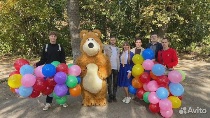 Аниматор, Ростовые куклы Мишка и Панда