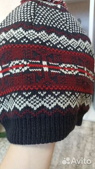 Комплект шапка и шарф мужской