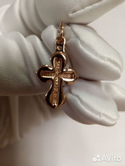 Подвеска с синтетическим камнем Золото