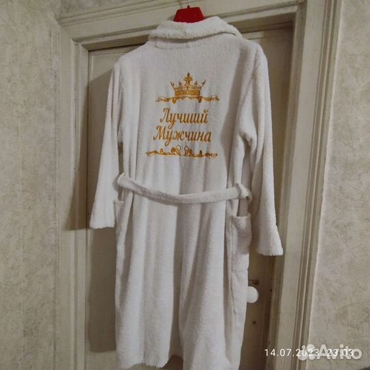 Халат махровый мужской