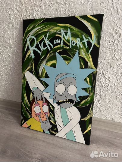 Картина для интерьера“Rick and Morty“