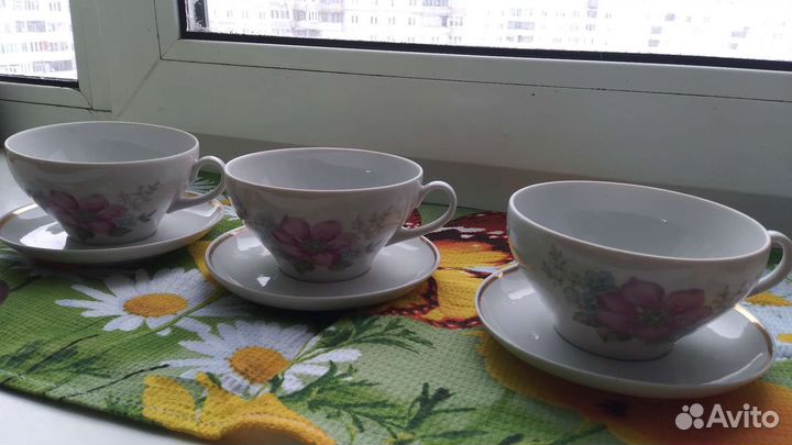 Чашка с блюдцем