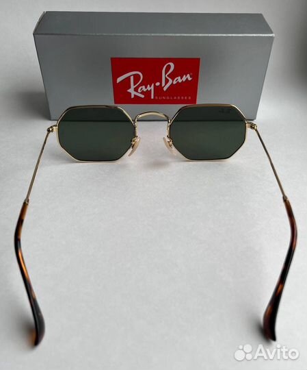 Очки Ray Ban Octagonal зеленые