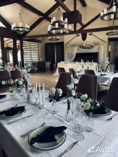 Камерная свадьба оформление декор аренда