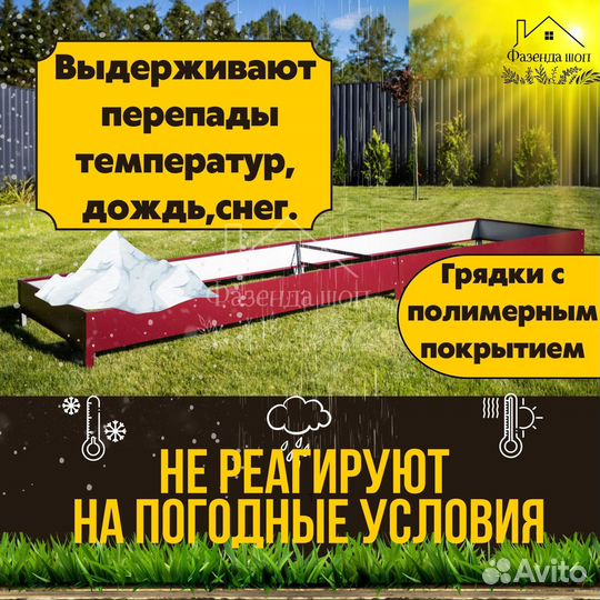 Полимерная грядка