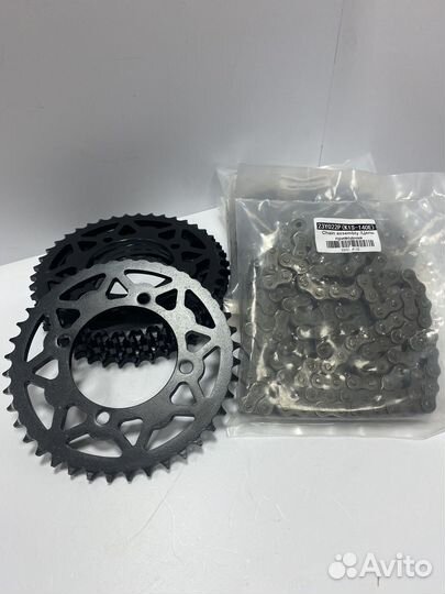 Комплект цепь 428-120 и звезда 428-41 на питбайк