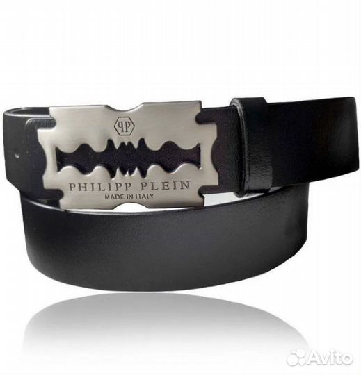 Ремень Philipp Plein натуральная кожа 120 см